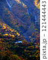 紅葉した山 121444443