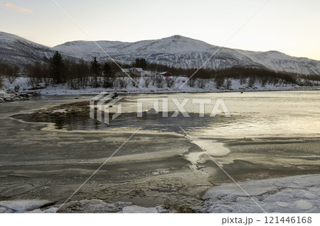 Norwegian winter landscape 121446168