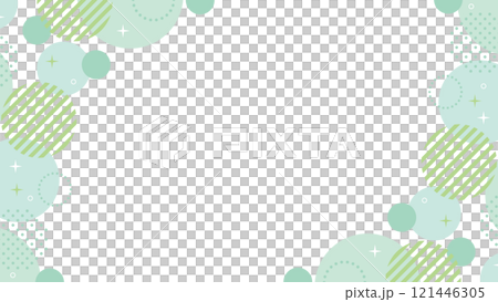 Polka dot frame yellow green green geometric sparkle Polka dot frame yellow green green geometric sparkle 121446305