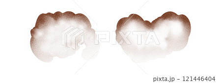 Particles of earth and dust. Brown sand texture.Top view of the cake. Vector illustration Particles of earth and dust. Brown sand texture.Top view of the cake. Vector illustration 121446404
