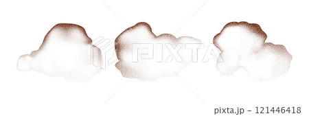 Particles of earth and dust. Brown sand texture.Top view of the cake. Vector illustration Particles of earth and dust. Brown sand texture.Top view of the cake. Vector illustration 121446418