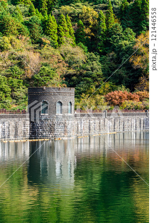 河内貯水池の紅葉【福岡県北九州市】 河内貯水池の紅葉【福岡県北九州市】 121446558