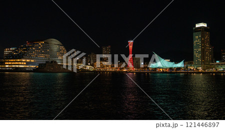 夜の神戸ベイエリア 夜の神戸ベイエリア 121446897