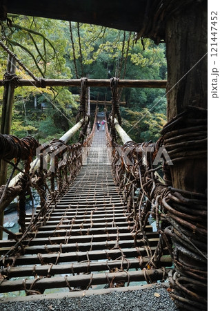 祖谷のかずら橋 ／ 日本三奇橋【徳島県三好市西祖谷山村善徳】 121447452