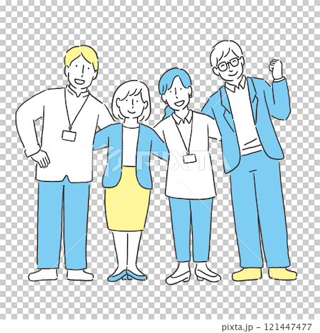 Reliable workplace and colleagues Reliable workplace and colleagues 121447477