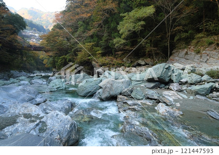 祖谷のかずら橋 ／ 日本三奇橋【徳島県三好市西祖谷山村善徳】 121447593