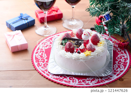 クリスマスケーキ クリスマスケーキ 121447626