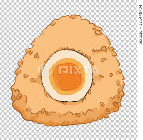 調味飯糰的插圖剪裁 調味飯糰的插圖剪裁 121448704