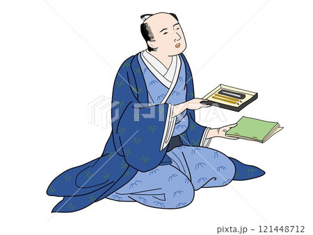 蔦屋重三郎(蔦重)の肖像(模写) 蔦屋重三郎(蔦重)の肖像(模写) 121448712