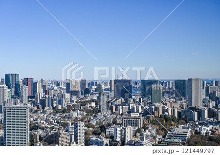 東京の都市風景 121449797