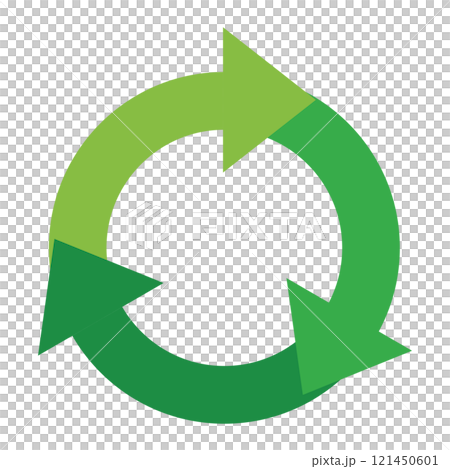 Cycle Arrow Green 121450601