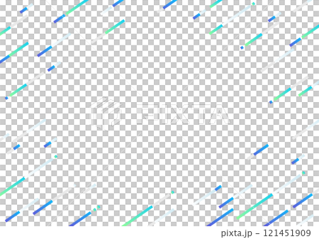 對角線幾何背景設計藍色和綠色 121451909