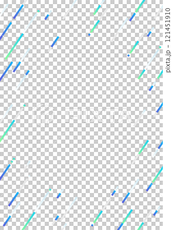 斜めの幾何学の背景デザイン　青と緑 121451910