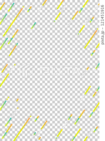 斜めの幾何学の背景デザイン 緑とオレンジ 斜めの幾何学の背景デザイン 緑とオレンジ 121451916