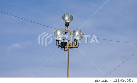Incandescent Reflectors Light Pole 121456505