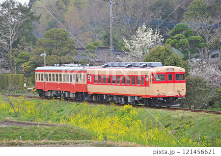 いすみ鉄道　城見ヶ丘－上総中川　キハ28-2346＋キハ52-125 121456621