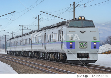 函館本線　光珠内－峰延　JR北海道　キハ183系　キハ183-213（苗穂）　オホーツク 121456820