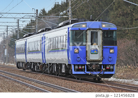 函館本線　江別ー豊幌　JR北海道　キハ183系（苗穂）　サロベツ 121456828