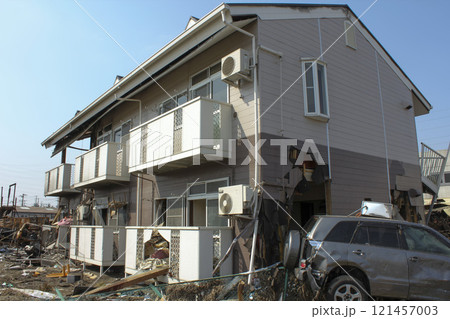 仙台蒲生地区の津波被害 Tsunami damage in the Gamou area 仙台蒲生地区の津波被害 Tsunami damage in the Gamou area 121457003