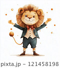 サーカスのライオン 121458198