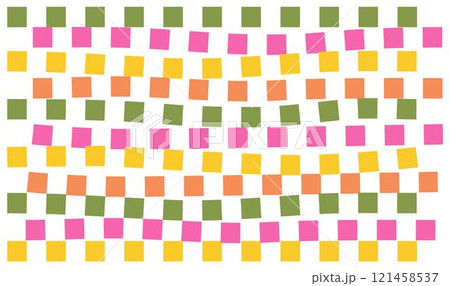 Psychedelic checkerboard poster 121458537