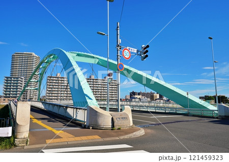 北海道札幌市 水穂大橋の風景 北海道札幌市 水穂大橋の風景 121459323