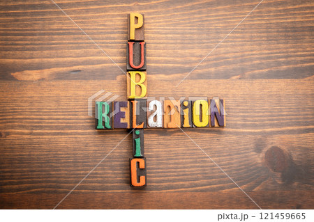 Public Relation. Words from the letters of the alphabet. Crossword with wooden cubes Public Relation. Words from the letters of the alphabet. Crossword with wooden cubes 121459665