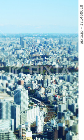 展望台から見た街並み　チルトシフト 121460019