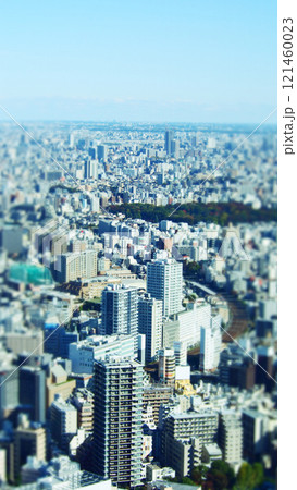展望台から見た街並み チルトシフト 展望台から見た街並み チルトシフト 121460023