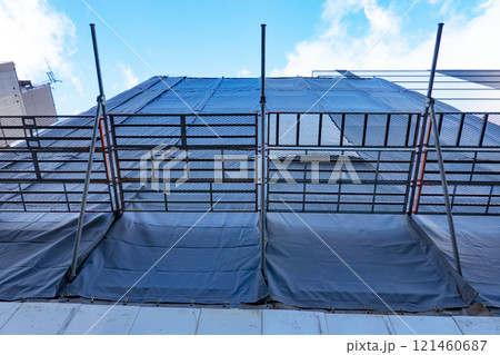 ビルの建設工事 ビルの建設工事 121460687