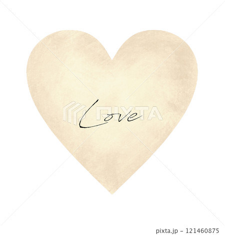 白のシンプルなハート 白のシンプルなハート 121460875