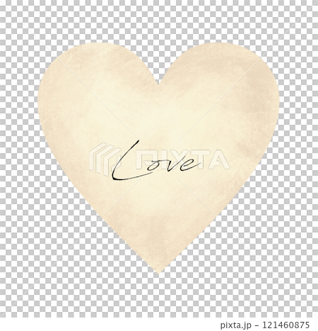 白のシンプルなハート 白のシンプルなハート 121460875