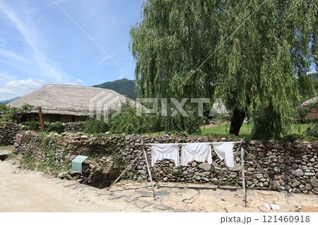 楽安邑城民俗村の洗濯場 121460918