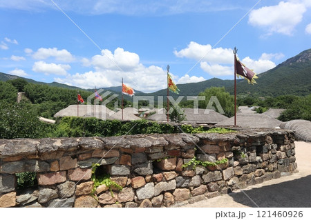 楽安邑城民俗村の城壁 121460926