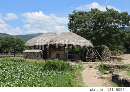 楽安邑城民俗村の水車小屋 楽安邑城民俗村の水車小屋 121460934