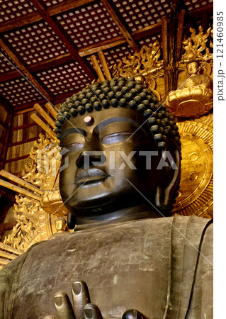 東大寺大仏殿・大仏さま(奈良県・奈良市) 東大寺大仏殿・大仏さま(奈良県・奈良市) 121460985