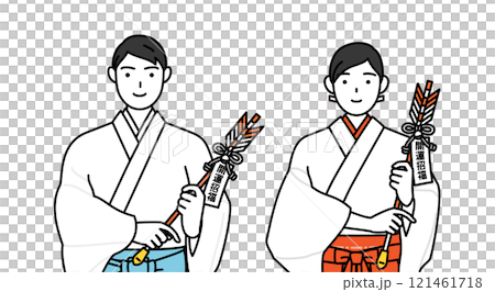 神社祭司與巫女與濱屋 121461718