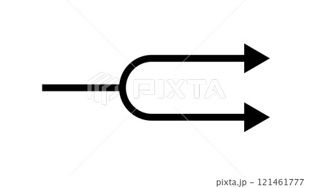 矢印 単体 単品 矢印 単体 単品 121461777