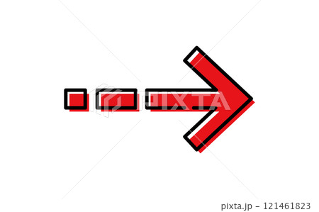 矢印 単体 単品 矢印 単体 単品 121461823