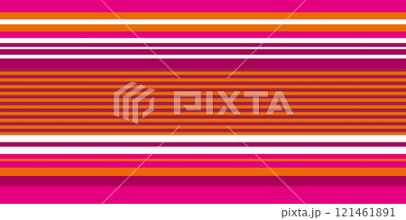 ボーダー 模様 ピンク オレンジ色 ボーダー 模様 ピンク オレンジ色 121461891