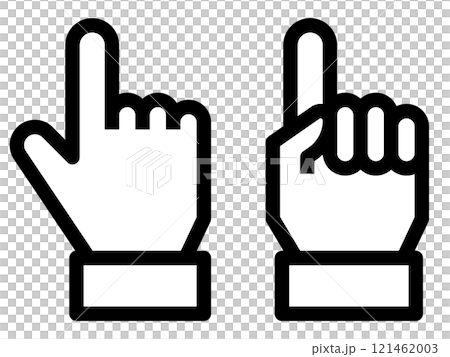 Pointing icon 121462003