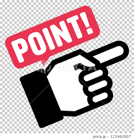 點指向圖標 121462007