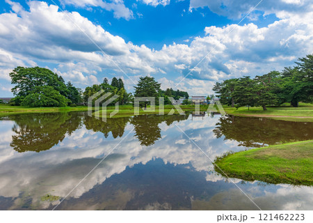 無量光院跡 世界遺産「平泉―仏国土(浄土)を表す建築・庭園及び考古学的遺跡群―」 岩手県 無量光院跡 世界遺産「平泉―仏国土(浄土)を表す建築・庭園及び考古学的遺跡群―」 岩手県 121462223