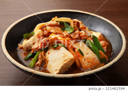 豚キムチ豆腐 121462594