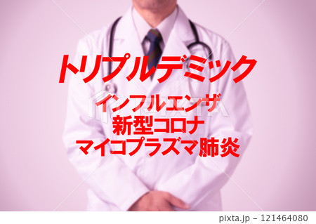 トリプルデミック　医療のイメージ写真 121464080