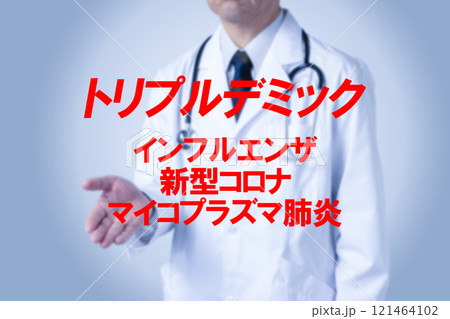 トリプルデミック 医療のイメージ写真 トリプルデミック 医療のイメージ写真 121464102