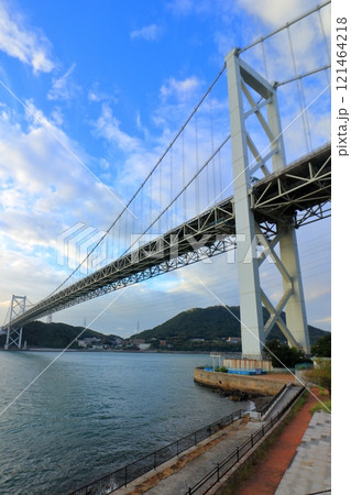 潮風を感じる関門海峡 関門橋 《福岡》 潮風を感じる関門海峡 関門橋 《福岡》 121464218