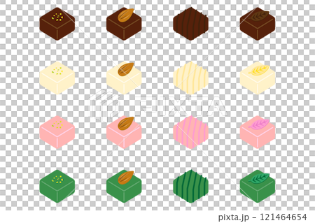 四角いチョコレート 121464654