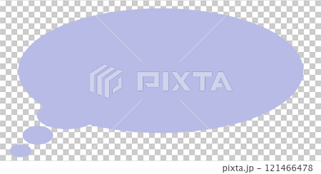 Simple oval thought bubble 1 (blue, no line drawing) Simple oval thought bubble 1 (blue, no line drawing) 121466478