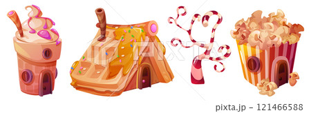Candy land houses set Candy land houses set 121466588
